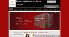 Desktop Screenshot of deluxecargopackers.com